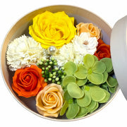Assorted Rose Petal Soap Gift Box - Floral Bath & Spa Gift Set for Her