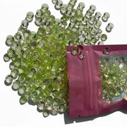 360 pieces light green faceted acrylic gem scatters for wedding decor and resin art