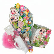 Mermaid Dream Gift Box for Her | Handmade Flex Porcelain Doll & Makeup Brush Holder Set