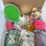 Mermaid Dream Gift Box for Her | Handmade Flex Porcelain Doll & Makeup Brush Holder Set