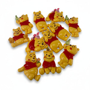 3 Pc Yellow Bear Resin Flatback Set | Random Pick DIY Embellishments