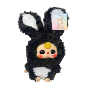 Baby Three Plush - Crystal Bedazzled Black & White | Baby 3 Kawaii Gift