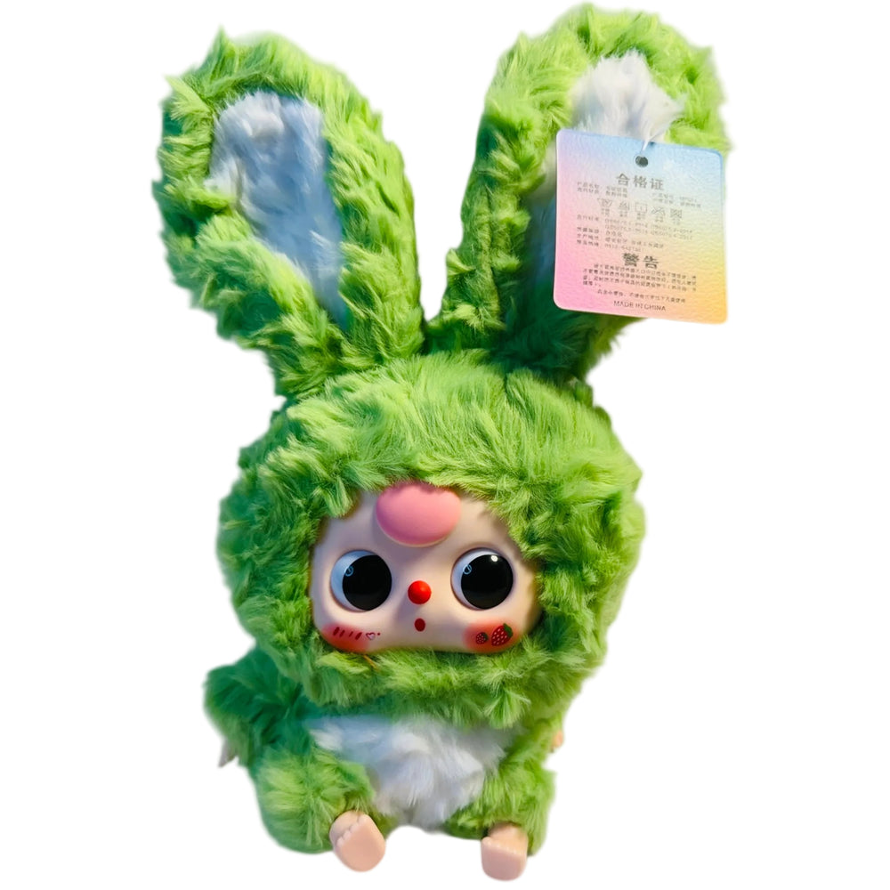 Baby Three Vinyl Green Plush Cute Kawaii Gift for Kids