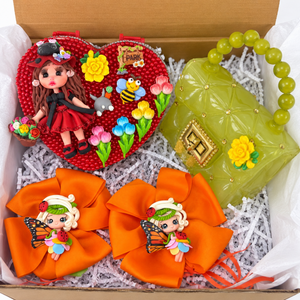 Birthday Gift Box for Girls | Butterfly Fairy Jewelry Box Set | Christmas & Xmas Gift for Girls