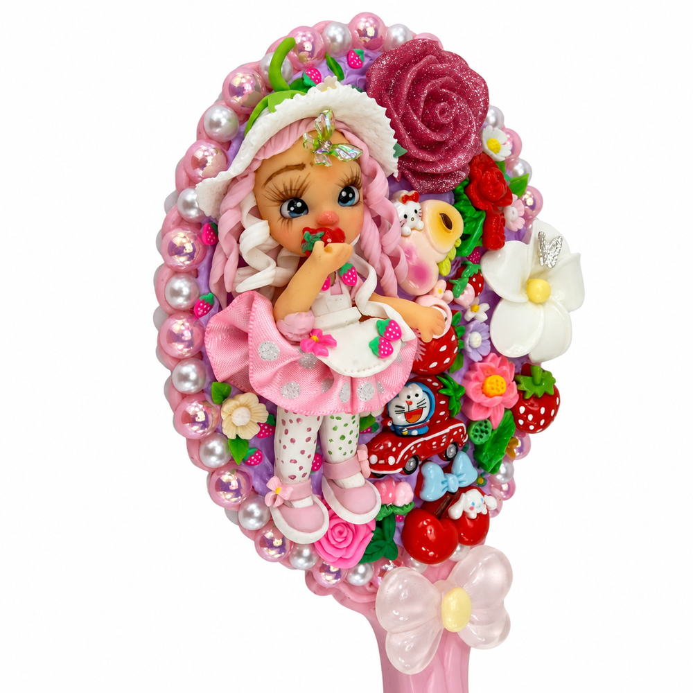 Strawberry Aesthetic Vanity Mirror & Gift Set - Unique Gift for Girls