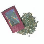 Faceted blue clear acrylic gem scatters for mirror decoration and resin art