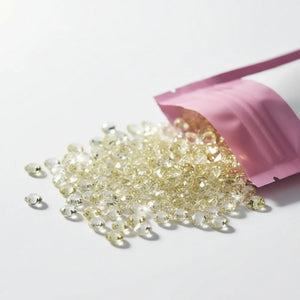 Gold Diamond Flat Back Acrylic Scatters for DIY