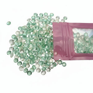 Green Transparent Diamond Acrylic Scatters for DIY Crafts