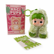 Hacipupu Gummy Bear Green Apple plush pendant keychain with box and collectible card