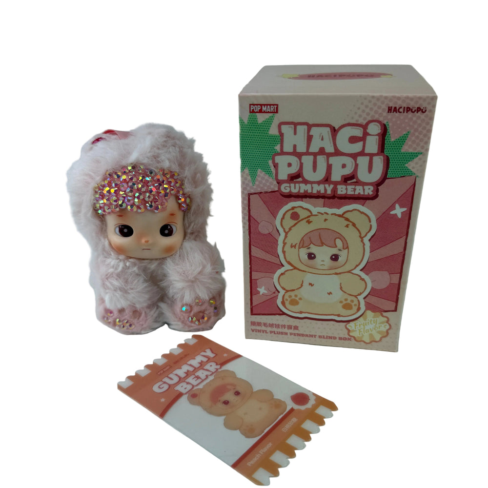 Hacipupu Gummy Bear Series Peach Flavor vinyl plush pendant kawaii collectible gift