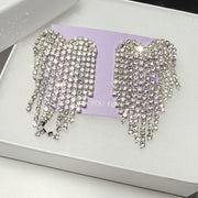 Premium jewelry gift set featuring sparkly rhinestone earrings and high-quality packaging ready for gifting.