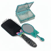 Birthday Gift Box for Teen Girls with Kawaii Accessories, Jewelry Chest & Decorated Hair Brush