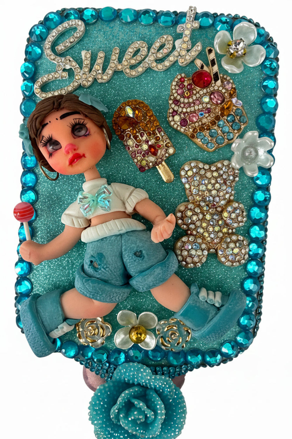 Birthday Gift Box for Teen Girls with Kawaii Accessories, Jewelry Chest & Decorated Hair Brush
