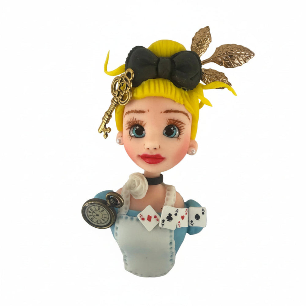 Wonderland Fantasy Girl Flex Porcelain Figure for DIY Crafts | One Unique Piece