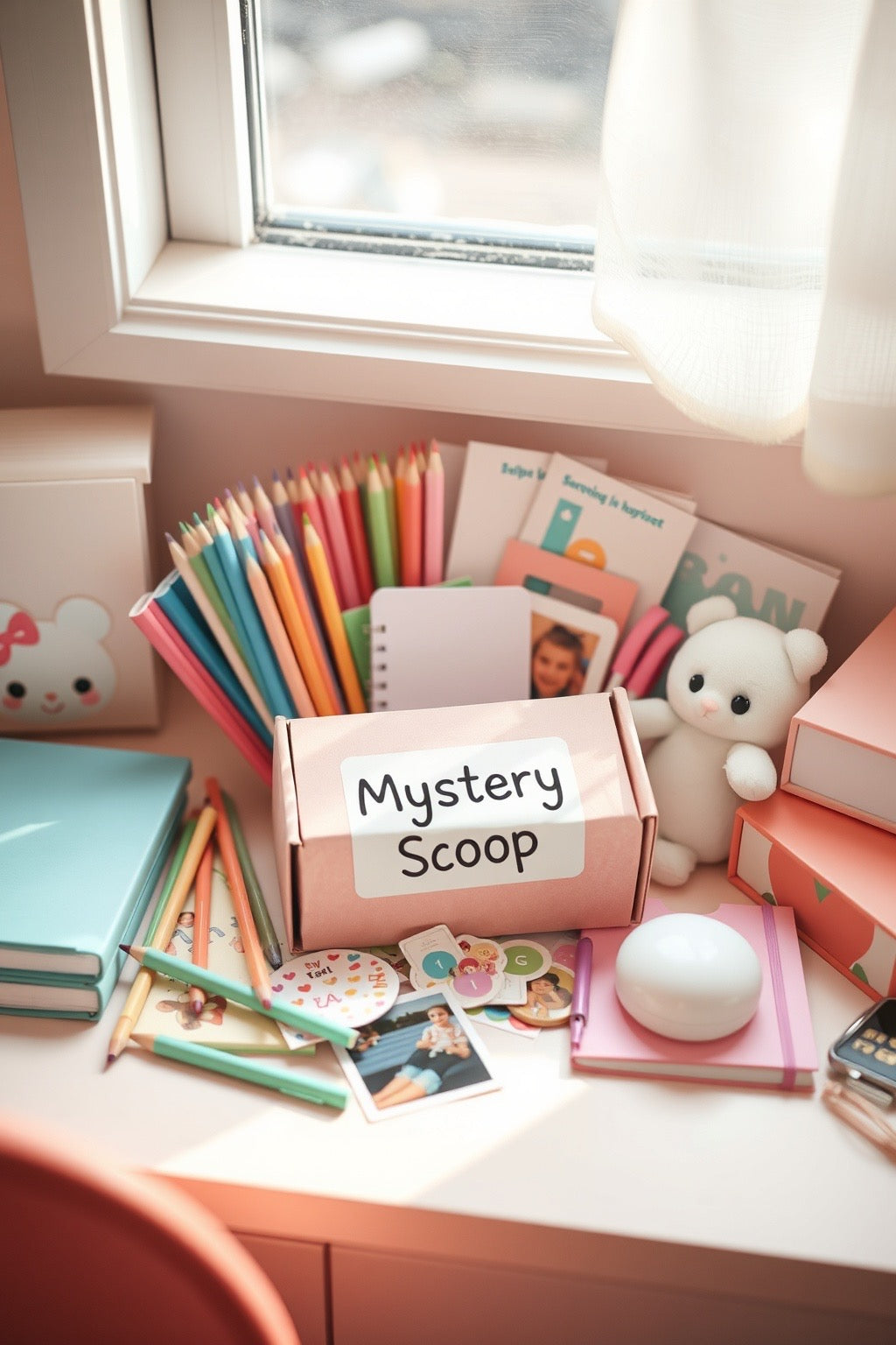 Lucky Scoop Kawaii Stationary` 3 Scoop -🎀 Mystery Kawaii Scoops ✨ Cute stationery surprises every time! 💕 3 Scoops