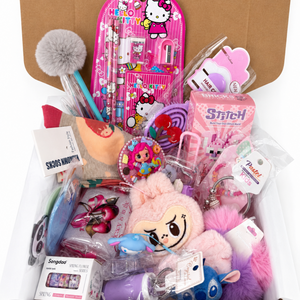 Kawaii Back to School Gift Box with Stationery, Accessories & Cute Gifts