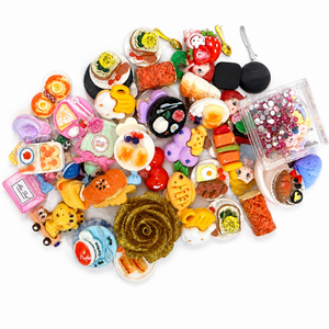 Kawaii Food & Café Craft Mix – Flatback Charms, Cabochons & Rhinestones