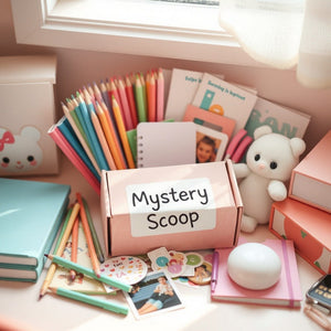 Kawaii Mystery Scoop - Cute Stationery Surprise Box | 2 Scoops