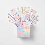 Kawaii mystery scoop gift box with cute stationery surprise items - 1 scoop