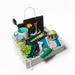 Kawaii Gift Box for Women - Teal Stationery & Accessories Set