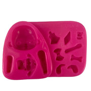 Multi-cavity silicone mold set for creating doll parts, including a detailed face, articulated arms, and leg components