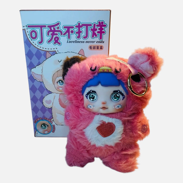 Nommi Mimi pink kawaii bear plush doll collectible soft toy