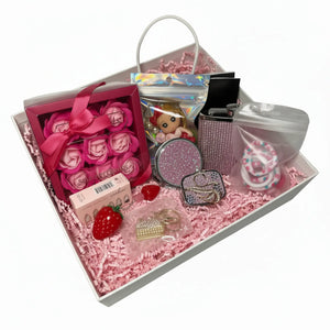 Pink Coquette Kawaii Gift Set for Her - Aesthetic Birthday Gift Basket