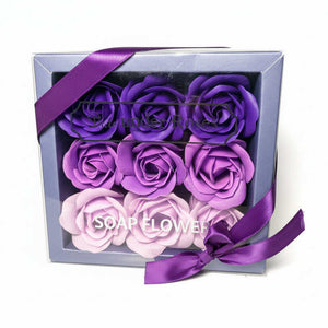 Romantic Rose Petal Soap Gift Box - Luxury Bath & Body Floral Set