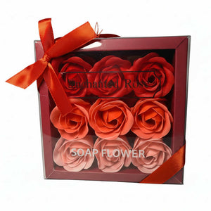 Romantic Rose Petal Soap Gift Box | Floral Bath Set