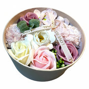 Rose petal scented soaps beautifully arranged in gift box