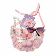 Sparkle collar and pink tutu skirt for XS dogs - Chihuahua princess outfit
