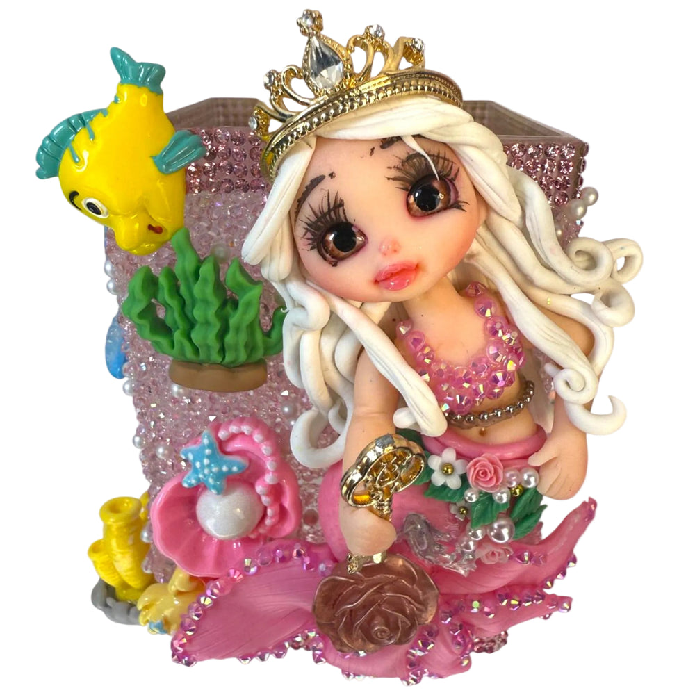 Mermaid Decorated Decoden Vanity Gift Set - Ocean Theme Accessories