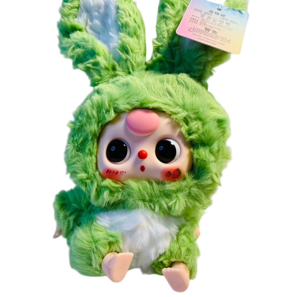 baby Three green plush doll soft kawaii collectible toy
