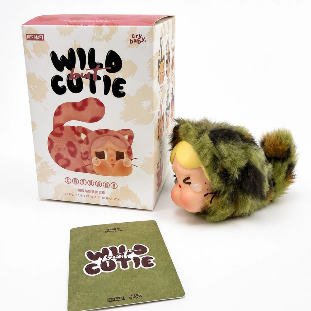 Crybaby Wild but Cutie Camo Cutie Plush Keychain Pendant – Kawaii Collectible Gift