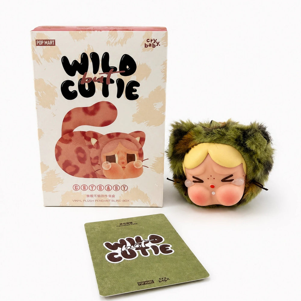 Crybaby Wild but Cutie Camo Cutie Plush Keychain Pendant – Kawaii Collectible Gift