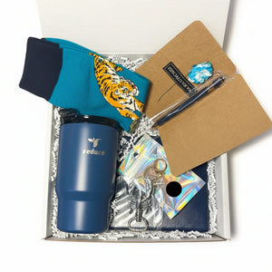 Luxury Men's Gift Box - Tumbler, Exotic Keychain & Lobster Opener