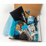 luxury men's gift box with gold lobster bottle opener, executive accessories and boutique gift bag