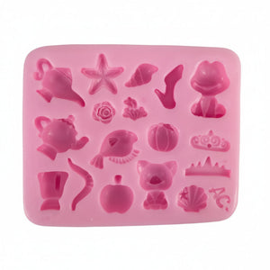 Silicone Mold for Resin Charms | Miniature Shapes for Jewelry Making