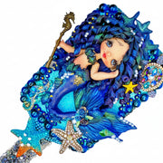 Luxury mermaid-themed birthday gift basket with magical sea accessories - Premium gift set by Majestic Boutique Miami